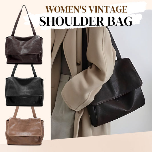 🥰Flash Sale💎Vintage cowhide women's shoulder bag