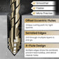 🔥LAST DAY PROMOTION - 50%OFF🔥High-Strength 4-Flute Serrated Eccentric Drill Bit Kit