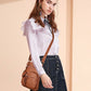 Multi-Pocket Crossbody Bag Soft Leather Shoulder Purse Bag