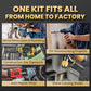 🔥LAST DAY PROMOTION - 50%OFF🔥High-Strength 4-Flute Serrated Eccentric Drill Bit Kit