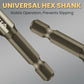 🔥LAST DAY PROMOTION - 50%OFF🔥High-Strength 4-Flute Serrated Eccentric Drill Bit Kit