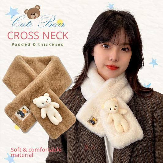 ✨Christmas Gift✨Cute Bear Cross Neck