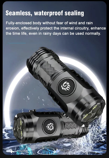 🔥Buy 1 Get 1 Free🔥German Three-eyed Monster Mini Flash Super Power Flashlight