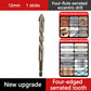 🔥LAST DAY PROMOTION - 50%OFF🔥High-Strength 4-Flute Serrated Eccentric Drill Bit Kit