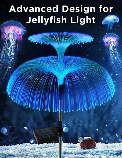 🔥BUY 1 GET 1 FREE (2-PACK)🔥Solar Waterproof Outdoor Lawn Color Changing Jellyfish Ambient Light