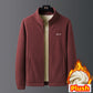 Men's Lightweight Full Zip Outdoor Casual Soft Fleece Jacket