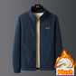 Men's Lightweight Full Zip Outdoor Casual Soft Fleece Jacket