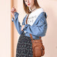 Multi-Pocket Crossbody Bag Soft Leather Shoulder Purse Bag