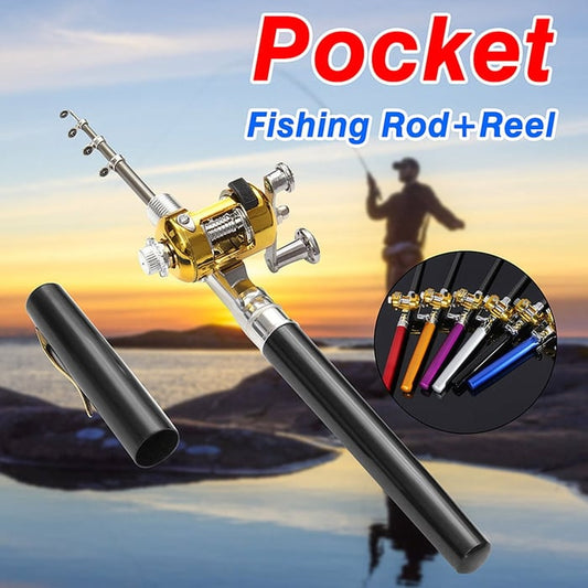 🎣Pocket Fishing Rod Great for your Travel & Next Adventure!!