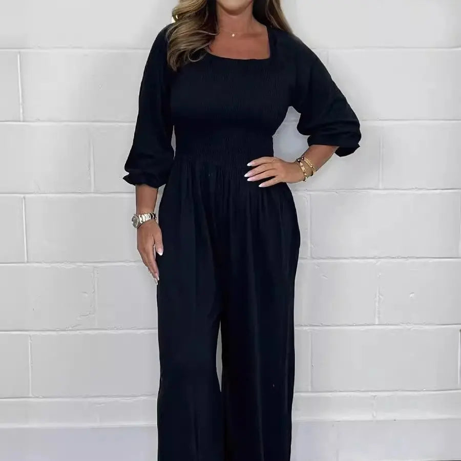 Women's Summer Elastic Waist Jumpsuit🥰Mother’s Day Promotion-49% off spiyle