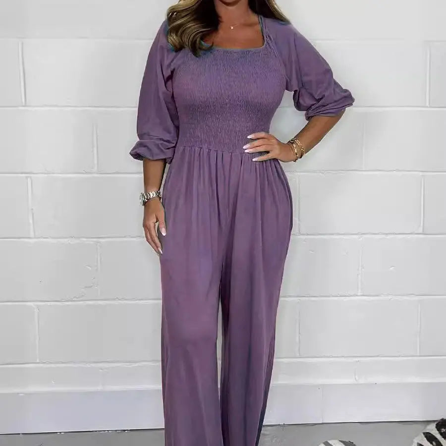 Women's Summer Elastic Waist Jumpsuit🥰Mother’s Day Promotion-49% off spiyle