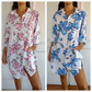 🌸Women's Summer Printed Shirt Dress