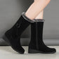 Women's Casual Thermal Faux Plush Snow Boots