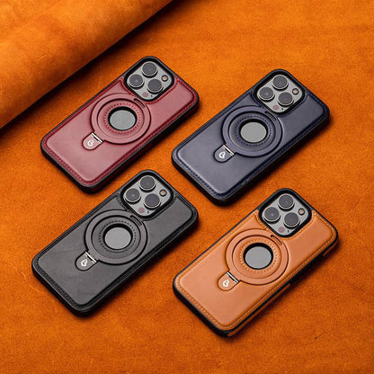 Full Leather Shockproof Magnetic Case for iPhone