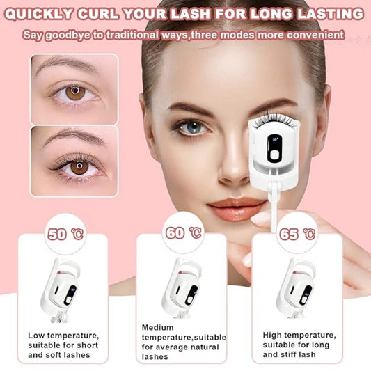 Electric Heated Eyelash Curlers with Display