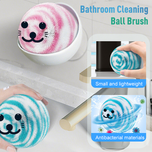 Brosse ronde antibactérienne pour la salle de bain