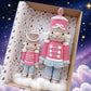 Kit de tricot et crochet DIY pour poupée Casse-Noisette de Noël